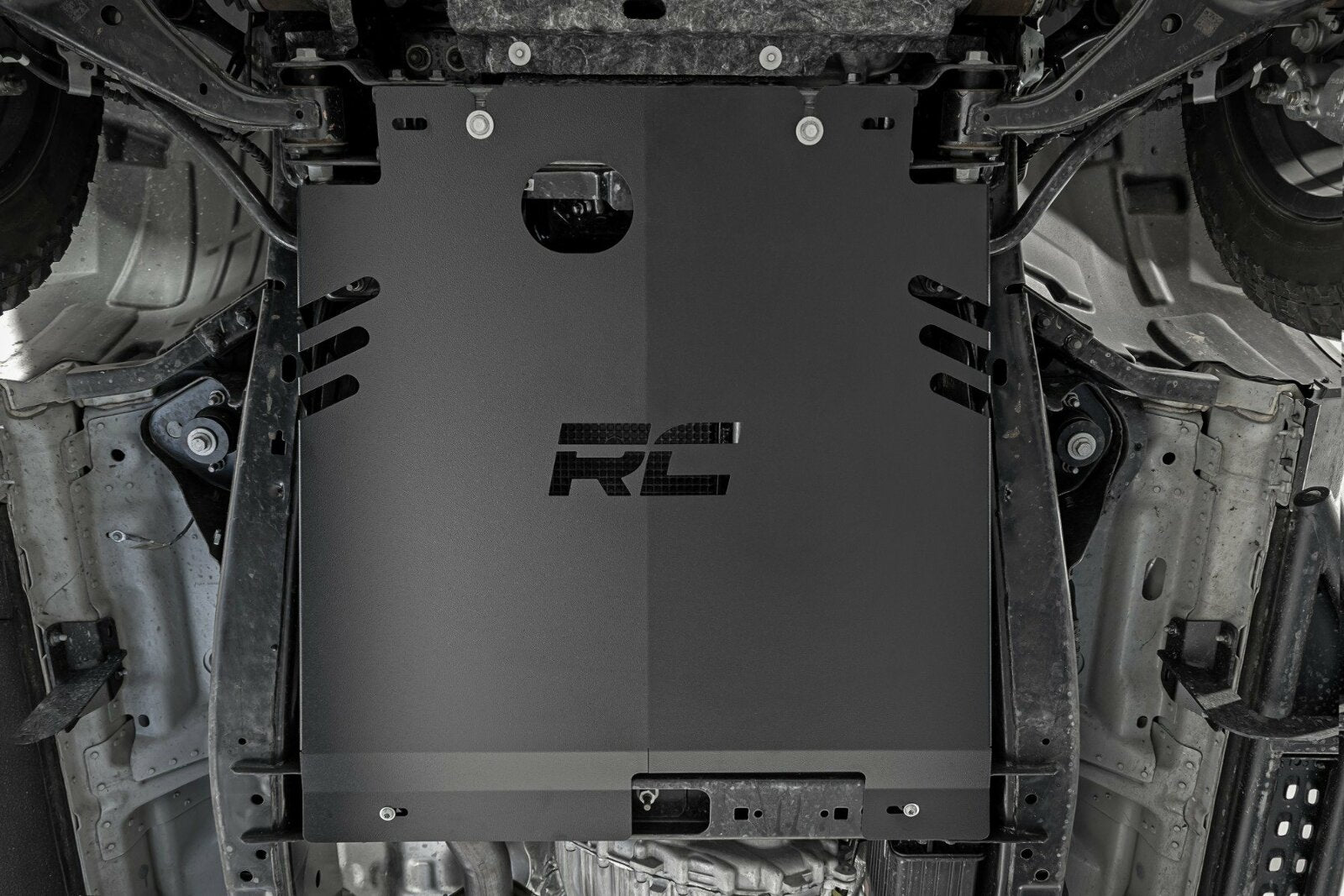 Rough Country Catalytic Converter Shield | for Ford F150 2WD/4WD (2015-2024) -1
