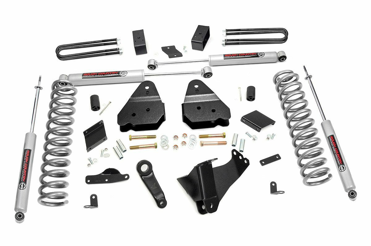 Rough Country 4.5in for Ford Lift Kit 11-14 F-250 4WD Diesel No Factory Overload -1