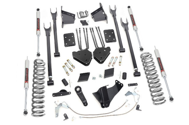 Rough Country 6" Lift Kit 4-Link M1 for Ford F250 Super Duty 11-14 No OVLD 53240