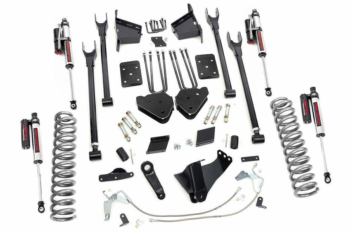 Rough Country 6in for Ford 4-Link Lift Kit Vertex 11-14 F-250 4WD No Overloads -1