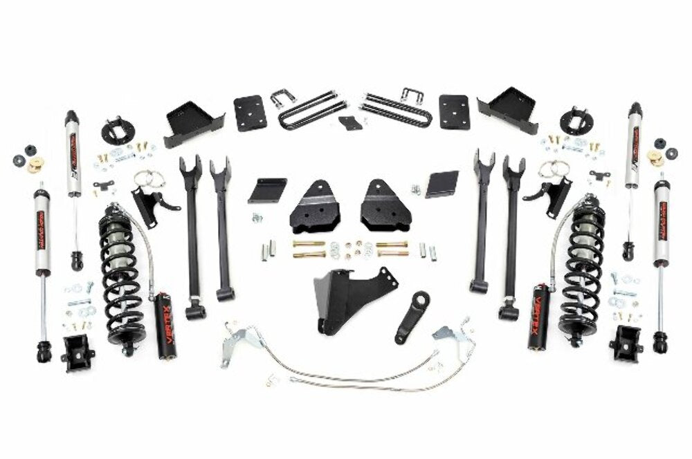 Rough Country 6" Lift Kit 4-Link No OVLD C/O V2 for Ford Super Duty 11-14