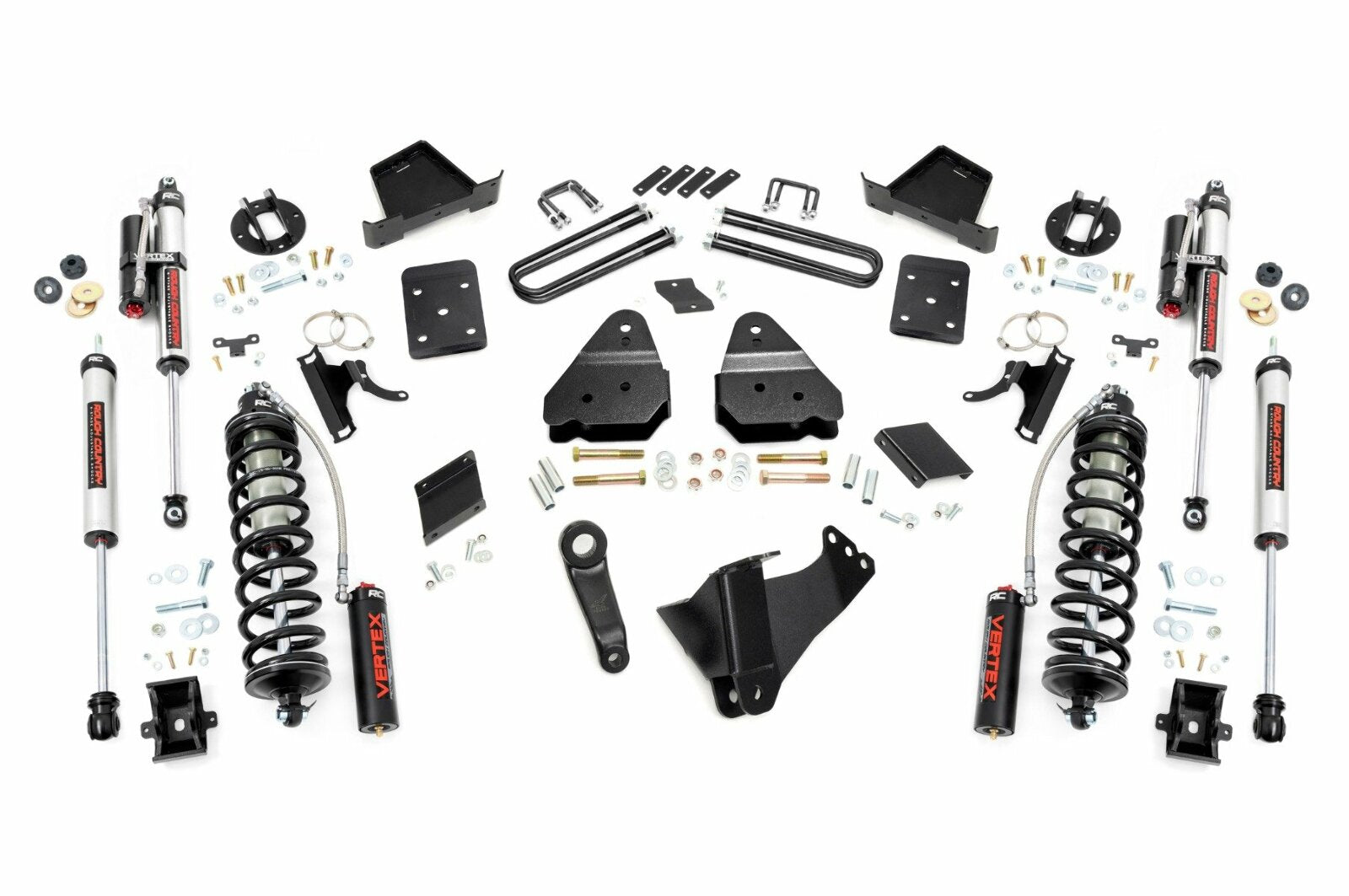 Rough Country 6" Lift Kit Gas No OVLD C/O Vertex for Ford Super Duty 11-14 -1