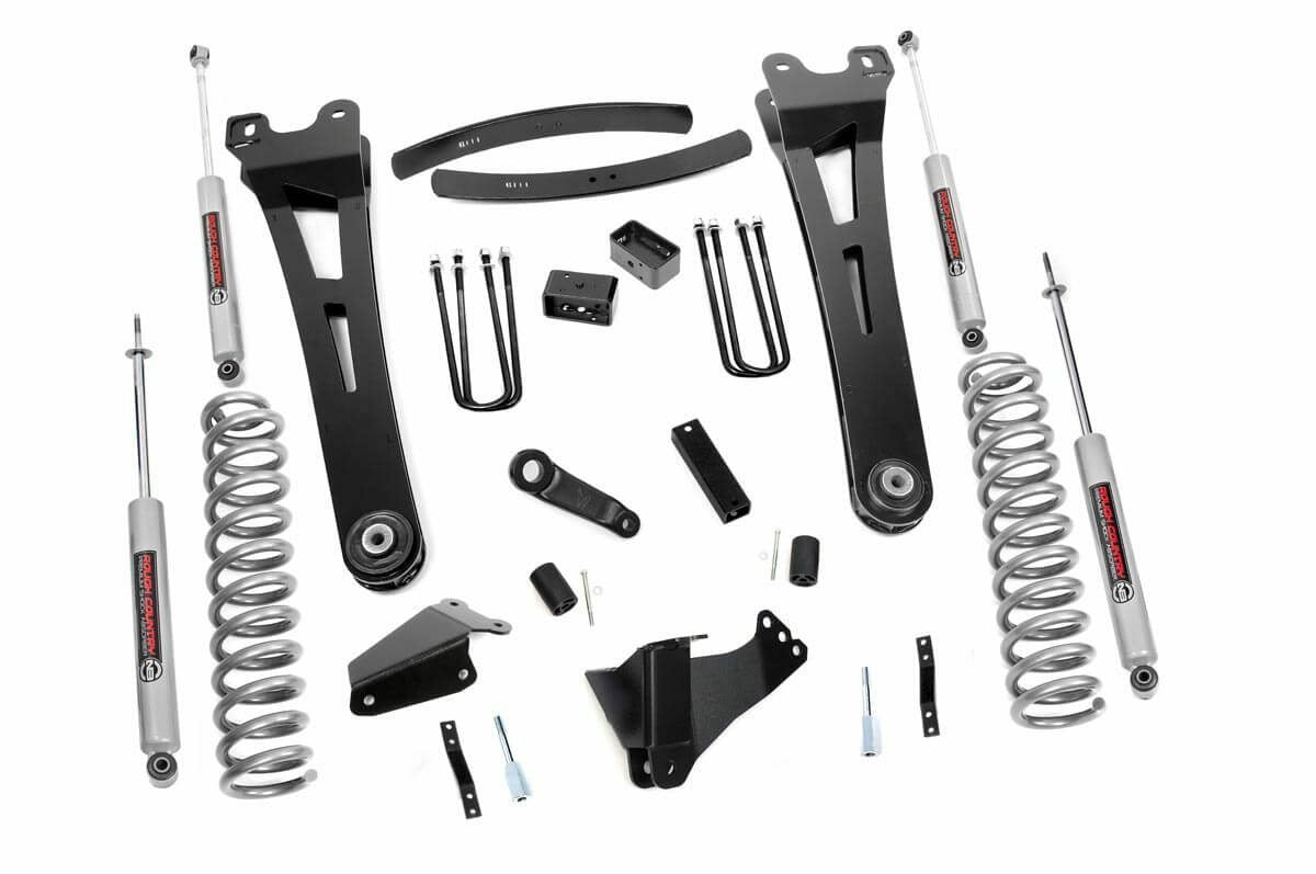Rough Country for Ford F250 F350 6" Radius Arm Suspension Lift Kit 05-07 Diesel -1
