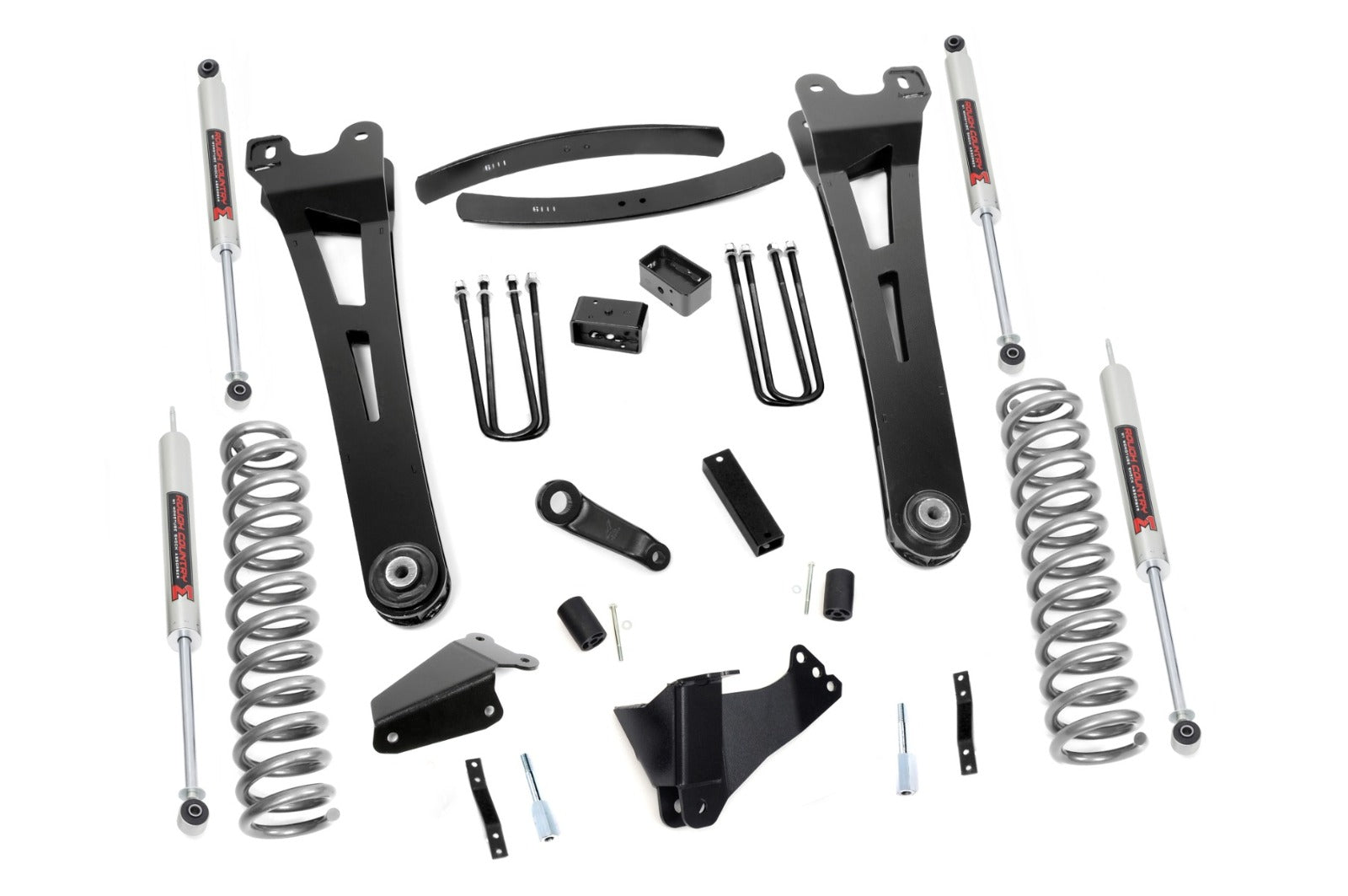 Rough Country 6" Lift Kit Diesel Radius Arm M1 For Ford Super Duty 05-07 53640 -1