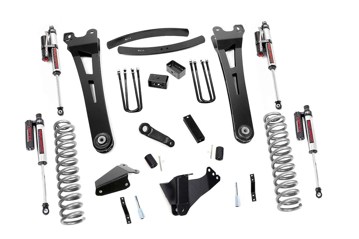 Rough Country 6in for Ford Lift Kit Radius Arms w/Vertex Shocks 05-07 F-250/350 -1