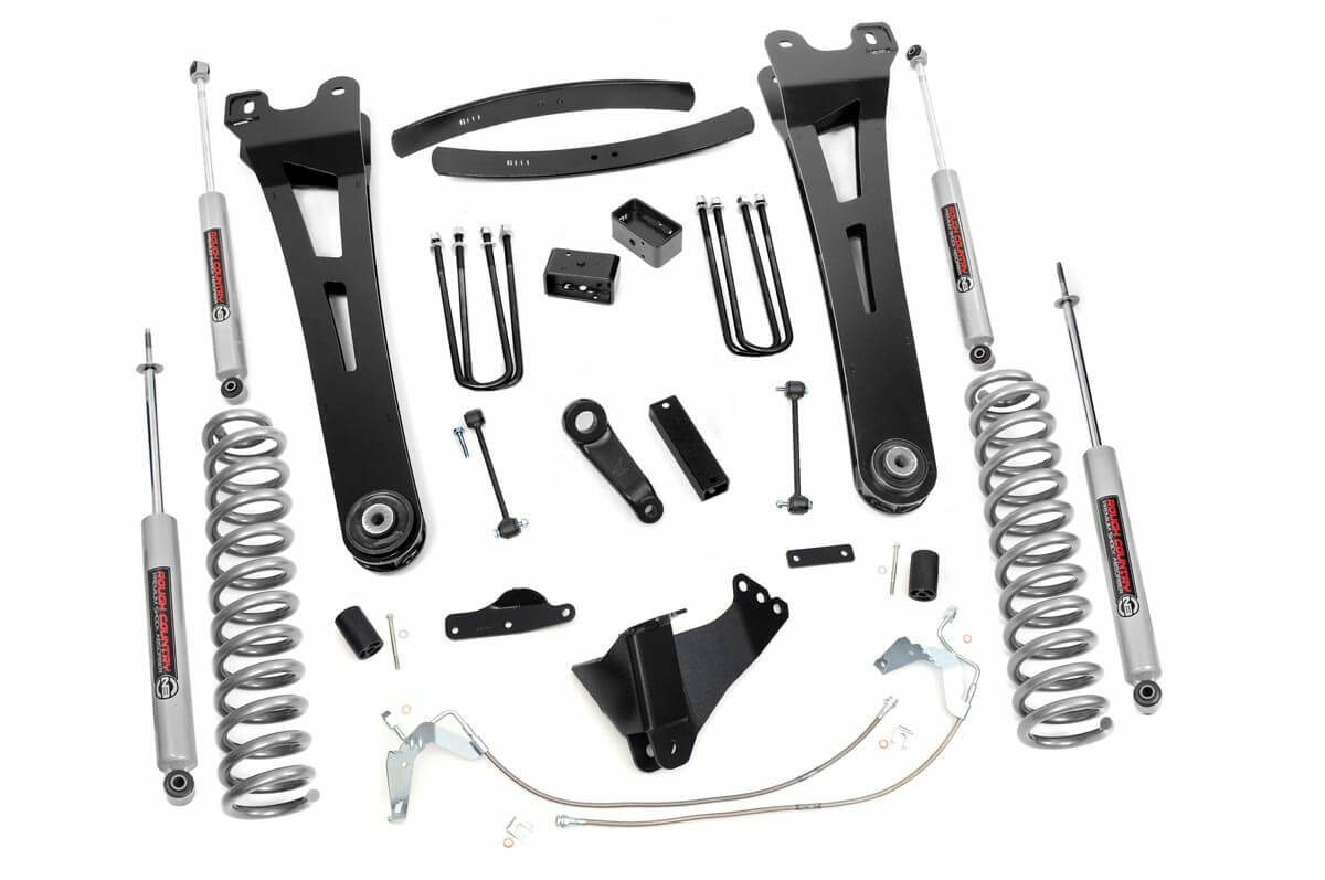 Rough Country for Ford F250 F350 Super Duty 6" Radius Arm Lift Kit 08-10 DIESEL -1