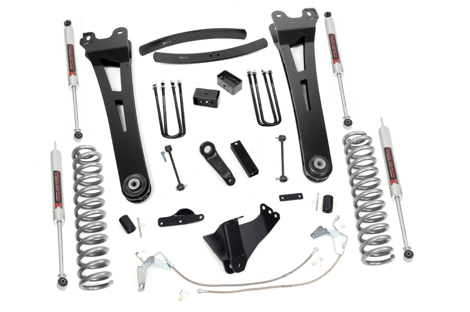 Rough Country 6" Lift Kit Diesel Radius Arm M1 For Ford Super Duty 08-10 -1
