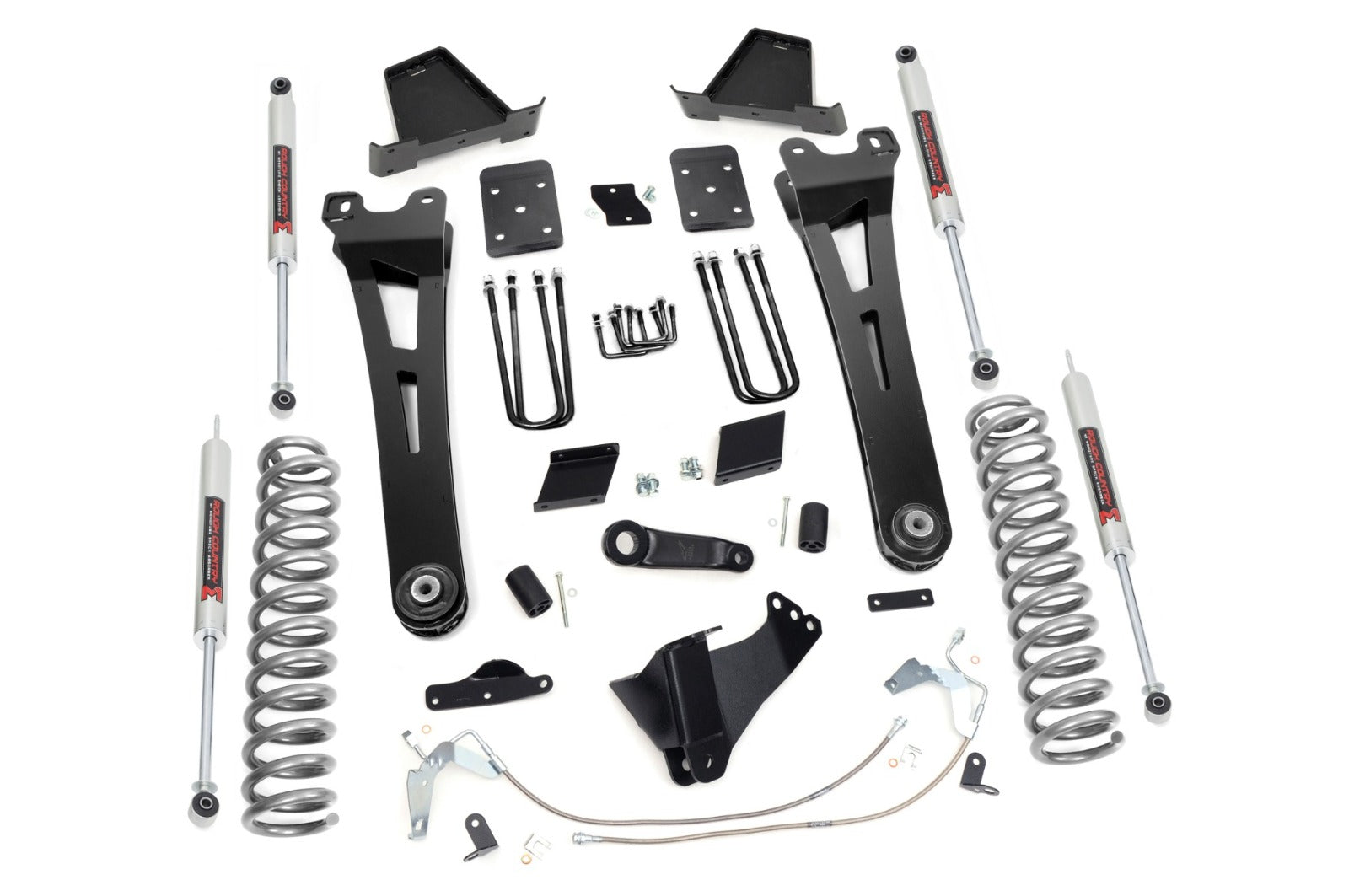 Rough Country 6 Inch Lift Kit Diesel Radius Arm OVLD M1 For Ford SuperDuty 11-14 -1