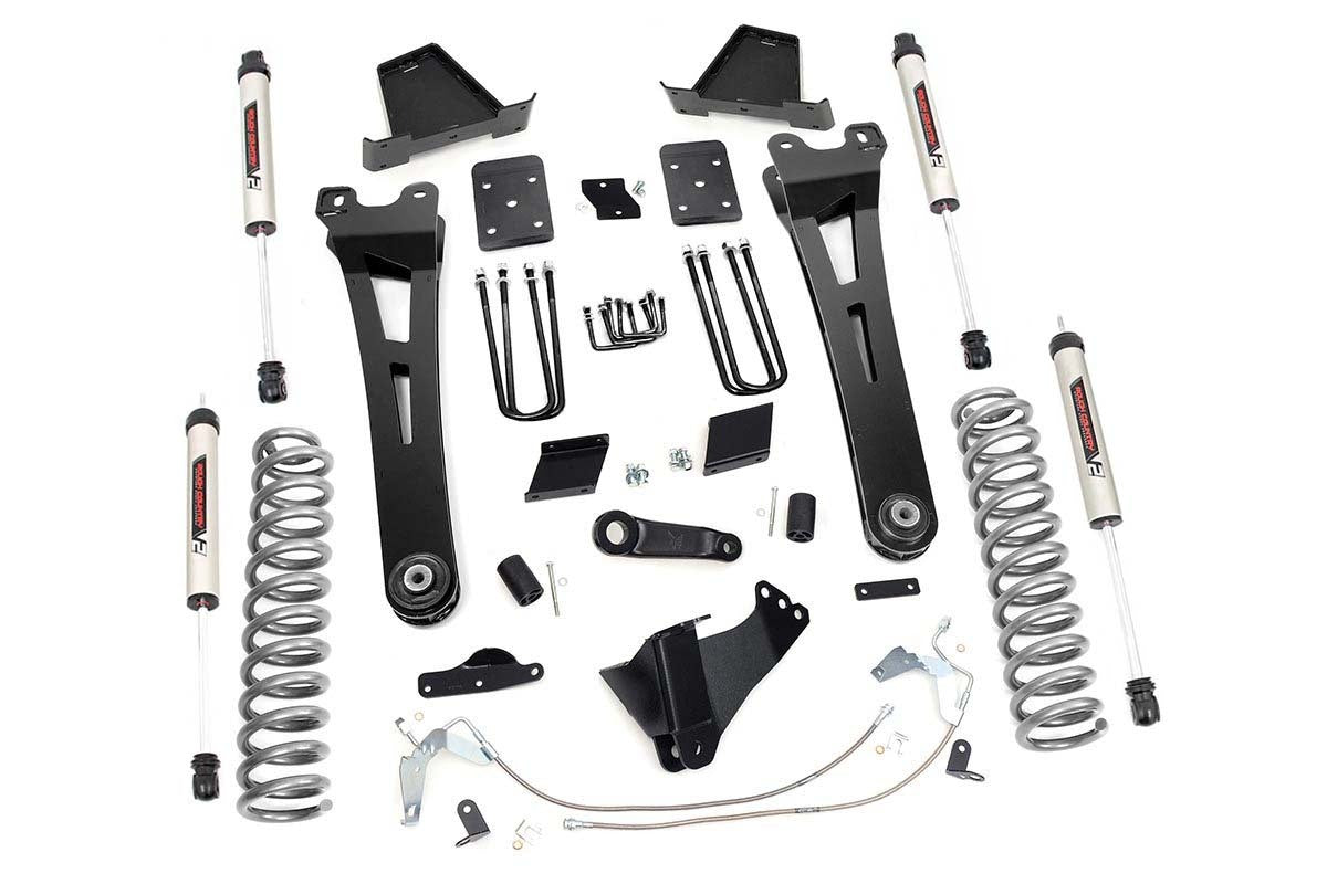 Rough Country 6in for Ford Radius Arm Suspension Lift Kit w/V2 Shock 11-14 F-250 -1