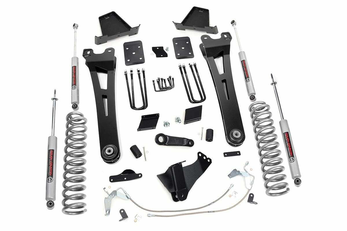 Rough Country 4d F250 Super Duty 6" Radius Arm Lift W/OUT Overloads 11-14 Diesel -1