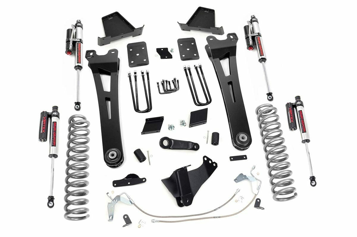 Rough Country 6in for Ford Radius Arm Lift Kit Vertex 15-16 F-250 Overloads -1