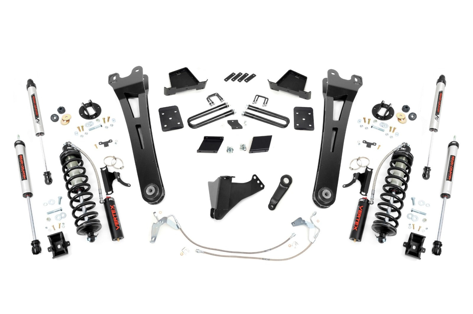 Rough Country 6" Lift Kit Diesel Radius Arm C/O V2 for Ford Super Duty 15-16 -1