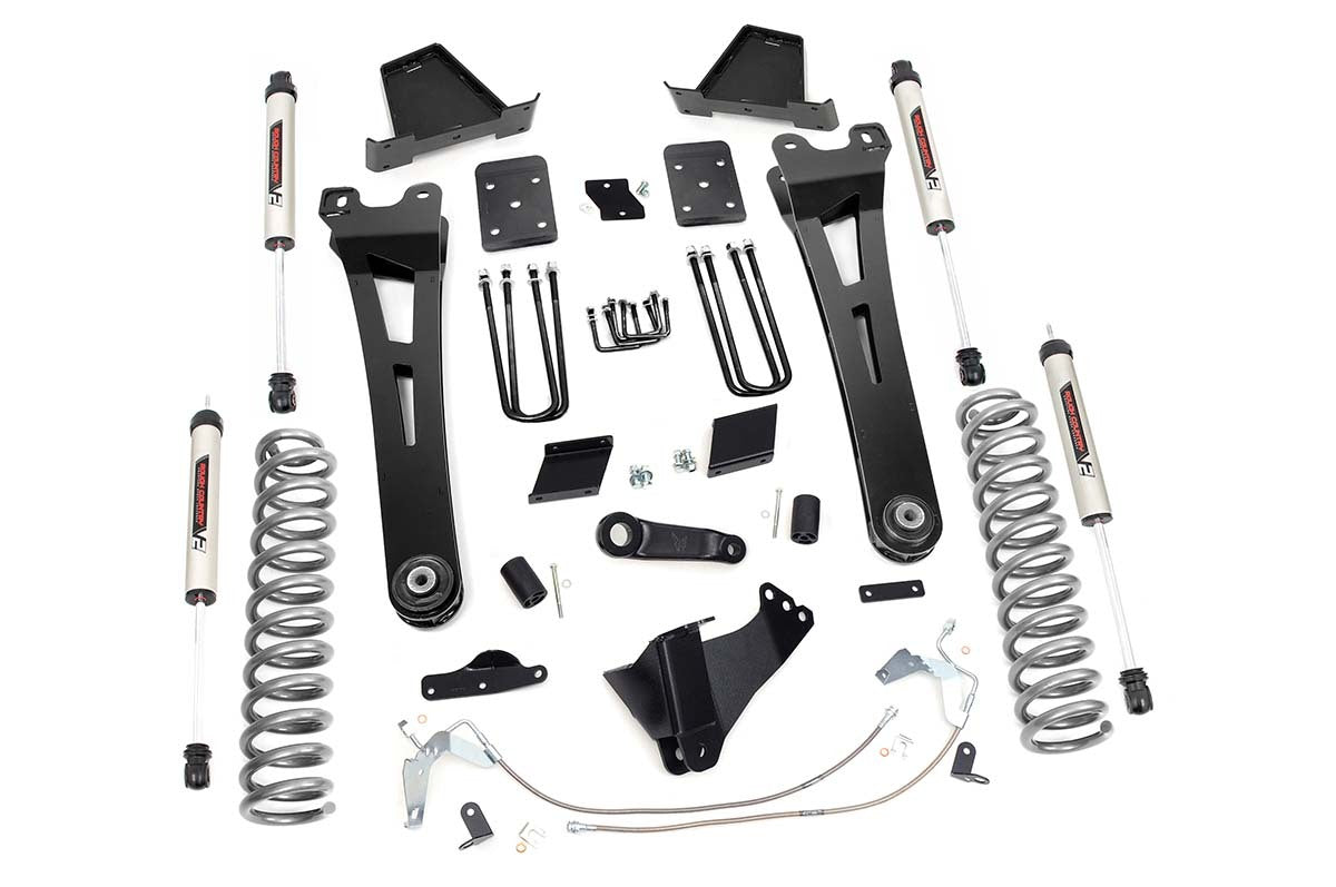 Rough Country 6in for Ford Radius Arm Suspension Lift Kit w/V2 Shock 15-16 F-250 -1