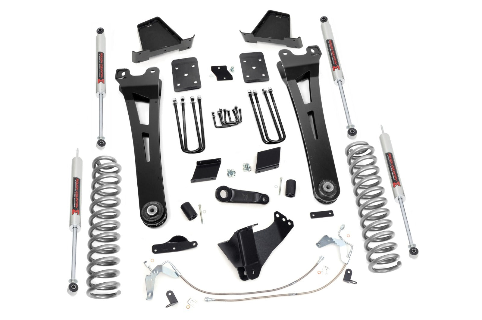 Rough Country 6" Lift Kit For Ford SuperDuty 15-16 Diesel Radius Arm No OVLD M1 -1