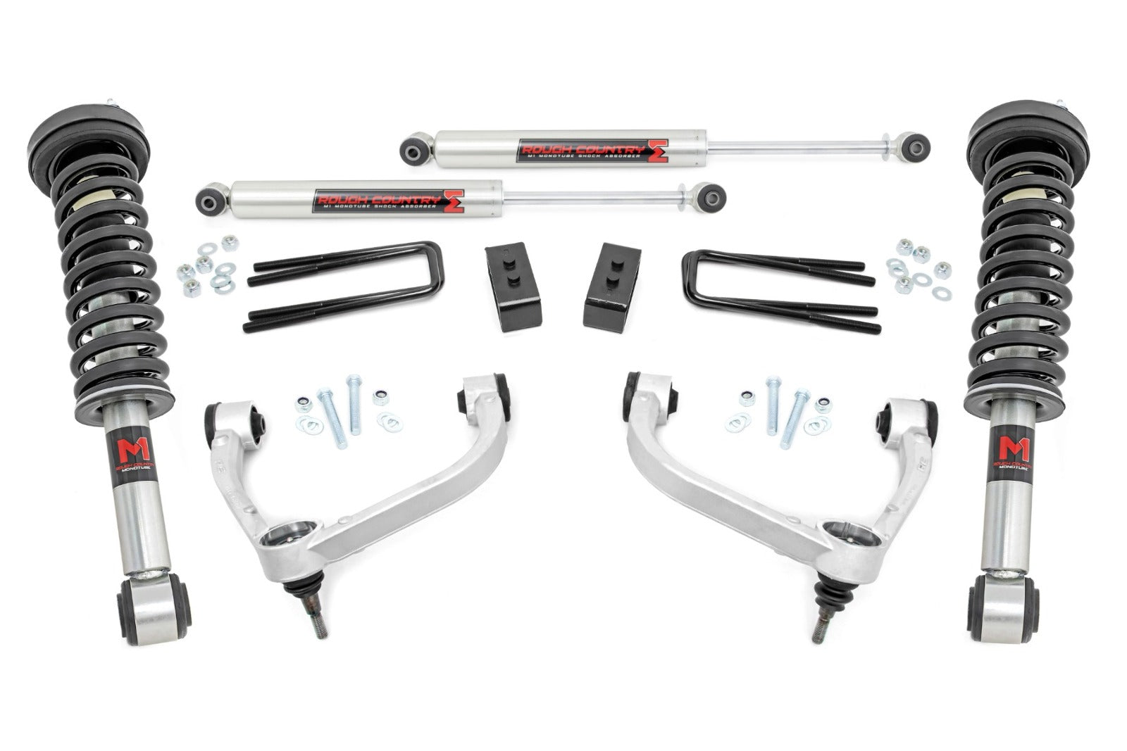 Rough Country 3" Lift Kit M1 Struts for Ford F-150 4WD 2009-2013 -1