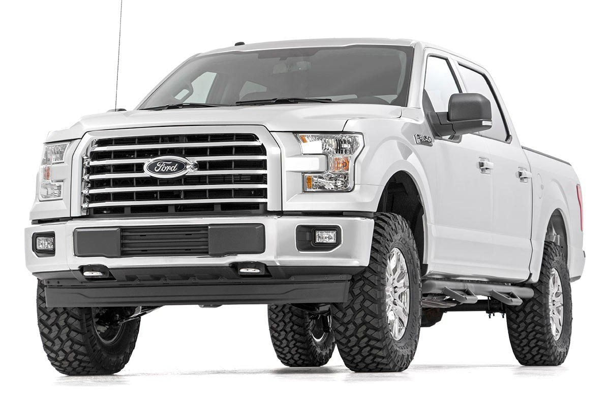 Rough Country 3in Fits Ford Bolt-On Arm Lift Kit w/ Vertex /V2 14-20 F-150 4WD -2
