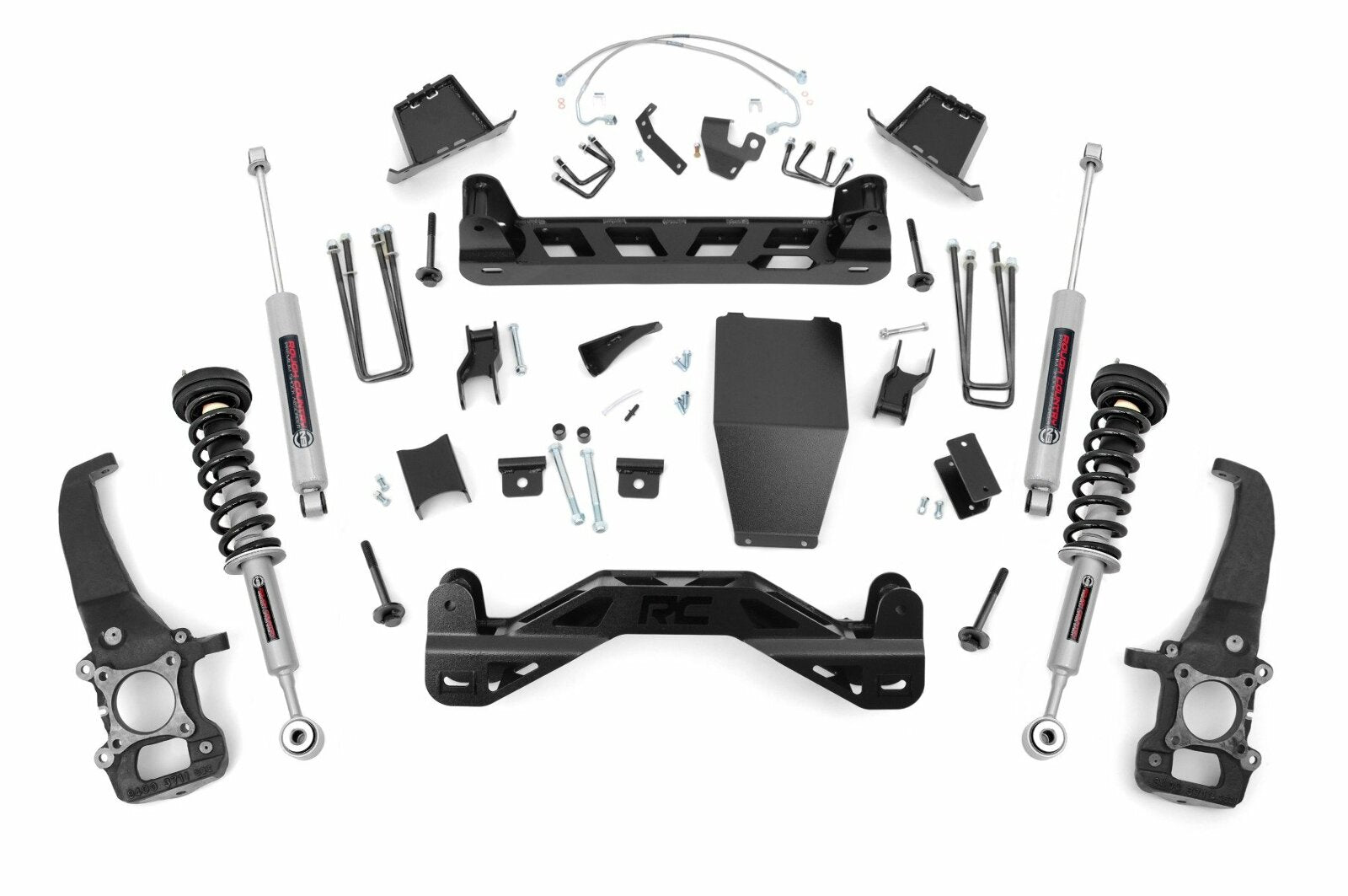 Rough Country 6in for Ford Lift Kit N3 Struts & N3 Shocks 04-08 F-150 4WD -1
