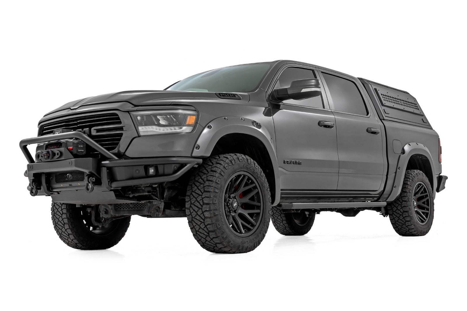 Rough Country Multi-Color LED Running Boards | Crew Cab | for Ram 1500 19-25 -2