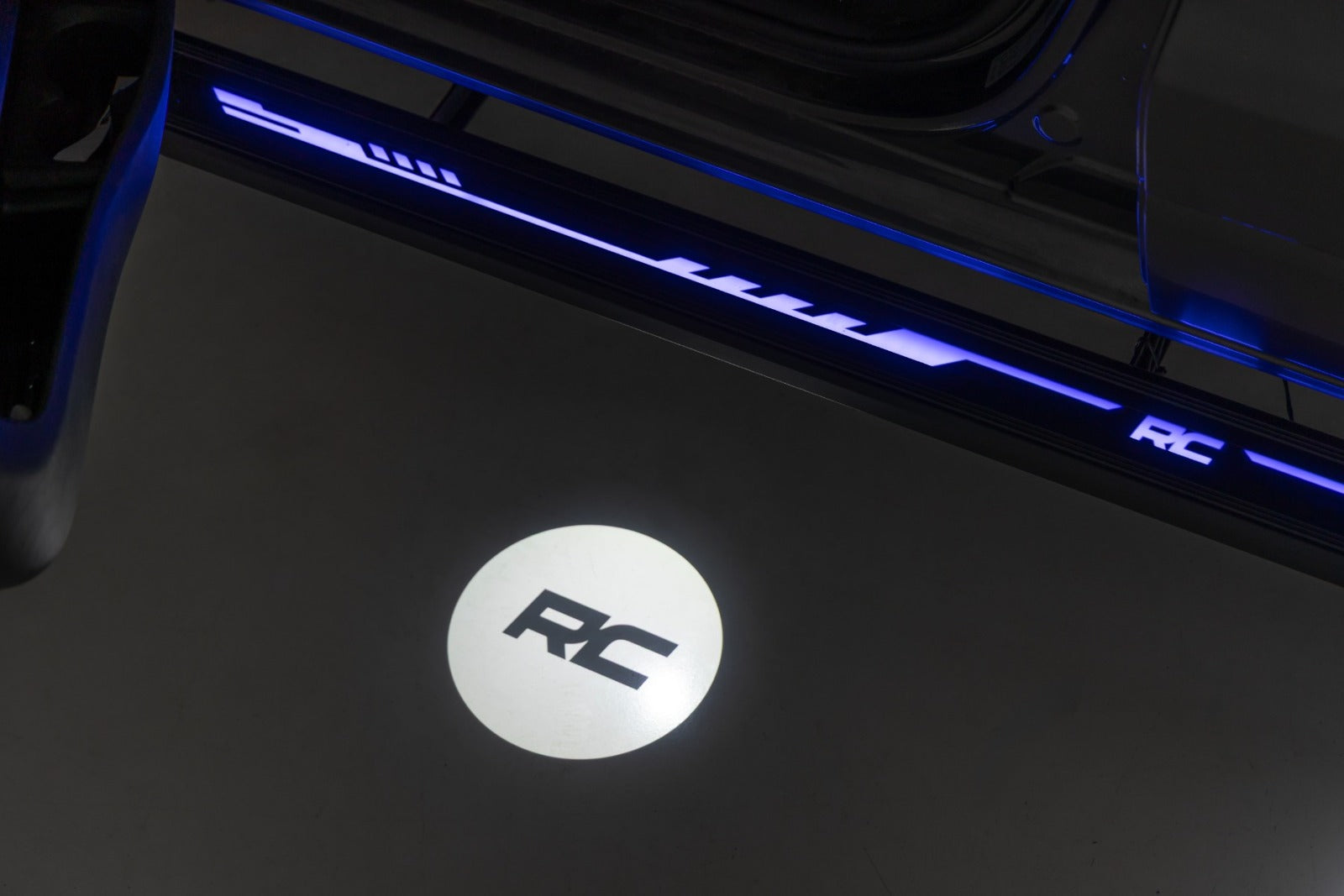 Rough Country Multi-Color LED Running Boards Crew Cab for Ram 1500 19-25