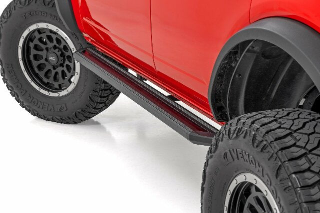 Rough Country Multi-Color LED Running Boards 4-Door for Ford Bronco 21-25 55008