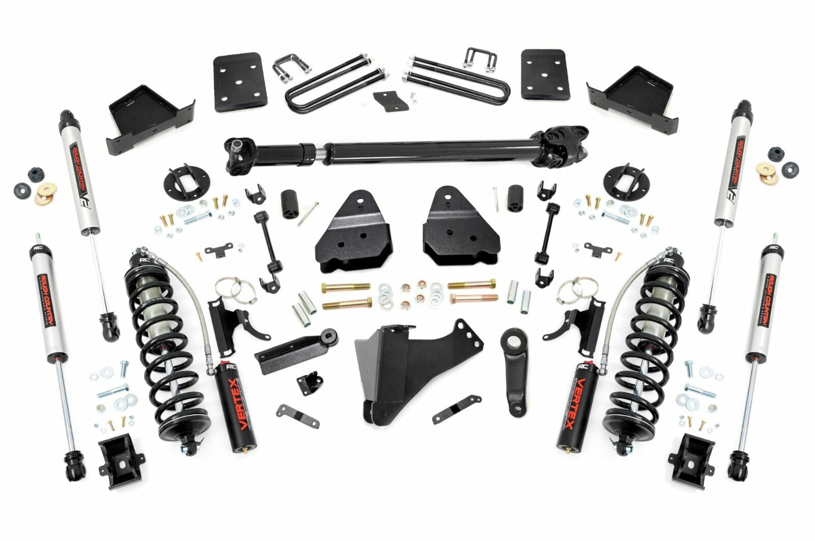 Rough Country 4.5" Lift Kit D/S C/O V2 for Ford Super Duty 4WD 2017-2022 -1