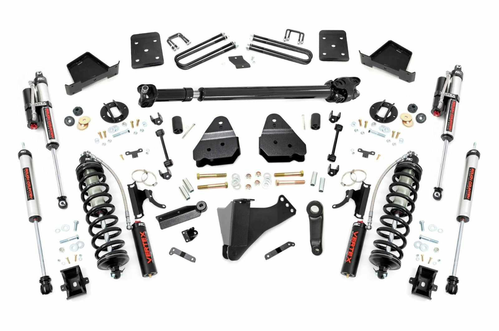 Rough Country 4.5" Lift Kit D/S C/O Vertex for Ford Super Duty 4WD 2017-2022 -1