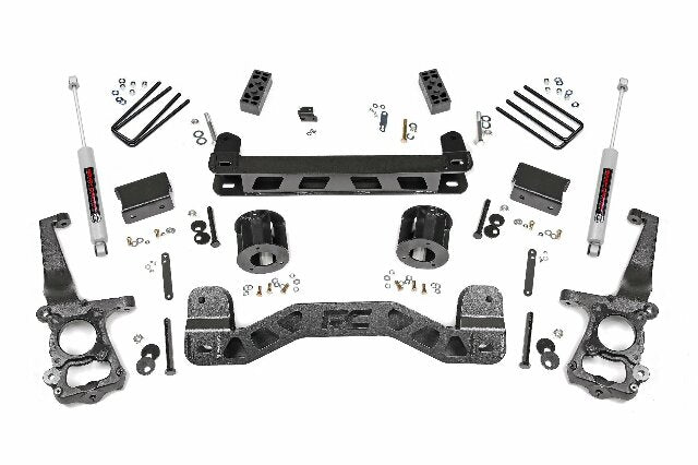 Rough Country 4in for Ford Suspension Lift Kit 15-20 F-150 2WD 55130