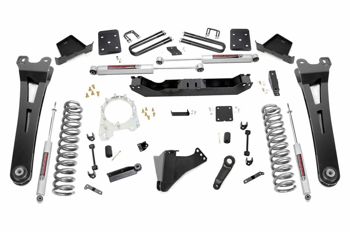 Rough Country 6" for Ford Lift Kit w/Radis 17-19 F250/350 Diesel 4in Axle w/OL -1