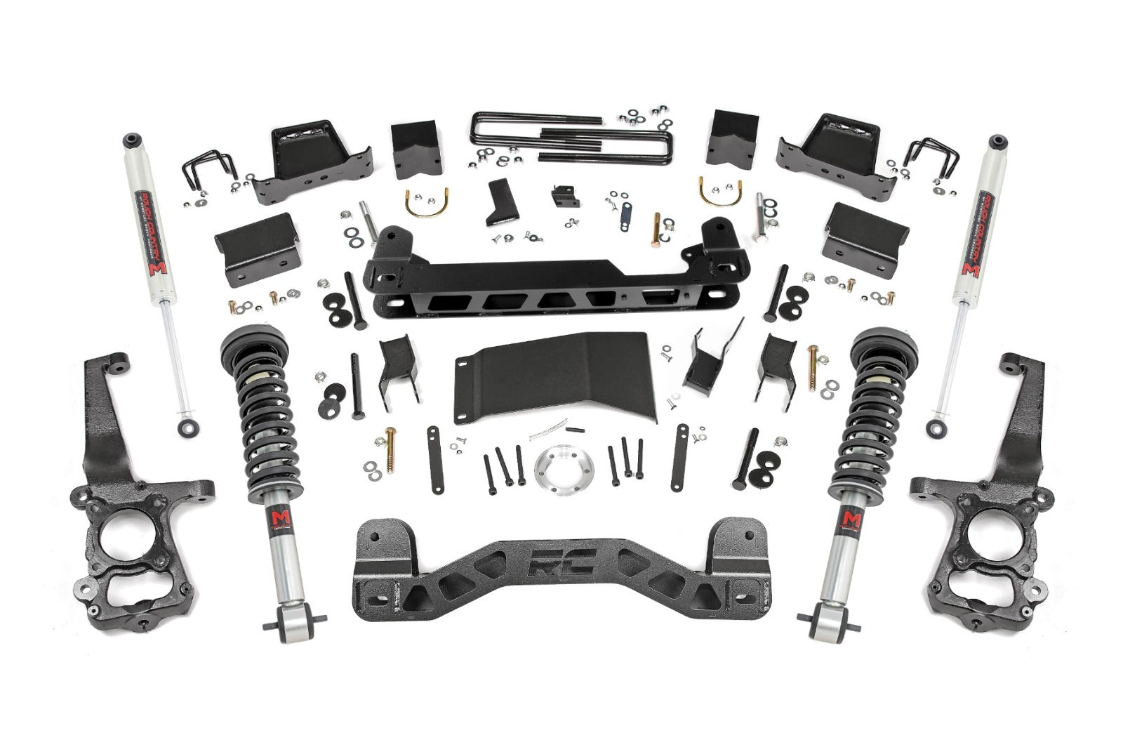 Rough Country 6 In Lift Kit M1 Struts/M1 for Ford F-150 4WD 2015-2020 -1