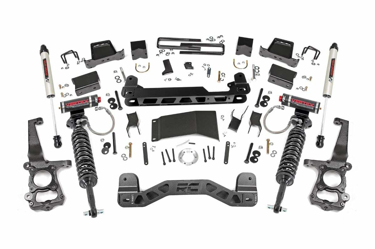 Rough Country 6in for Ford Suspension Lift Kit Vertex & V2 15-20 F-150 4WD -1