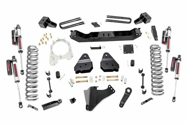 Rough Country 4.5" Ford Lift Kit Vertex Shocks 17-22 F350/450 4WD Diesel Dually -1