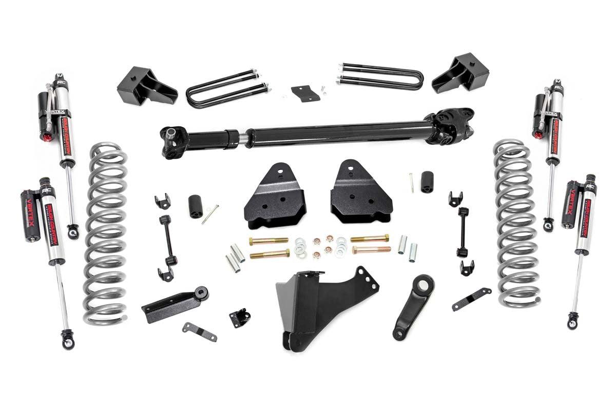 Rough Country 4.5" for Ford Vertex Shck F Driveshaft 17+ F350/450 Diesel Dually -1