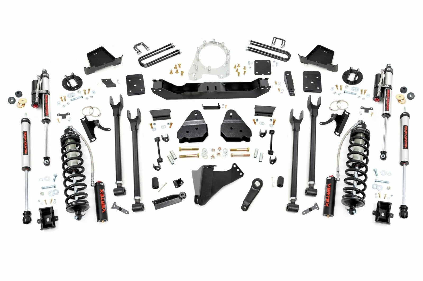 Rough Country 6" Lift Kit 4-Link OVLD C/O Vertex For Ford SuperDuty 17-22 56057 -1