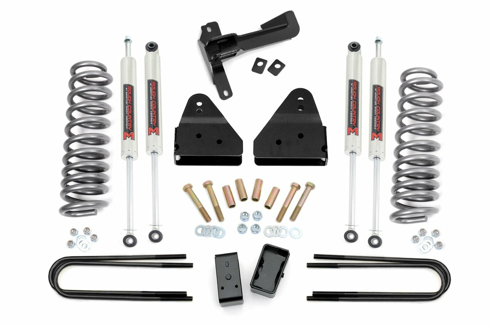 Rough Country 3" Lift Kit M1 Shocks Coil for Ford SuperDuty 4WD 11-16 -1