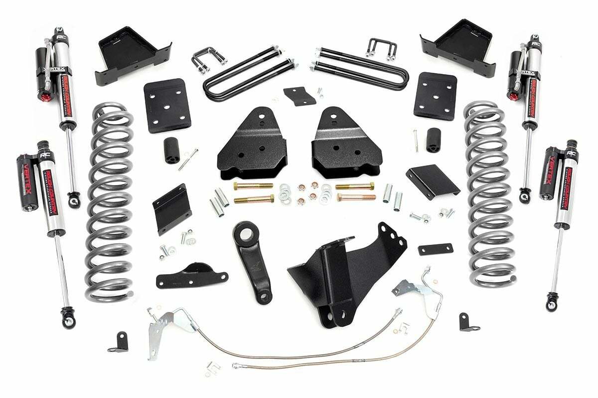 Rough Country 6in for Ford Lift Kit Vertex 11-14 F-250 4WD Diesel Overloads -1