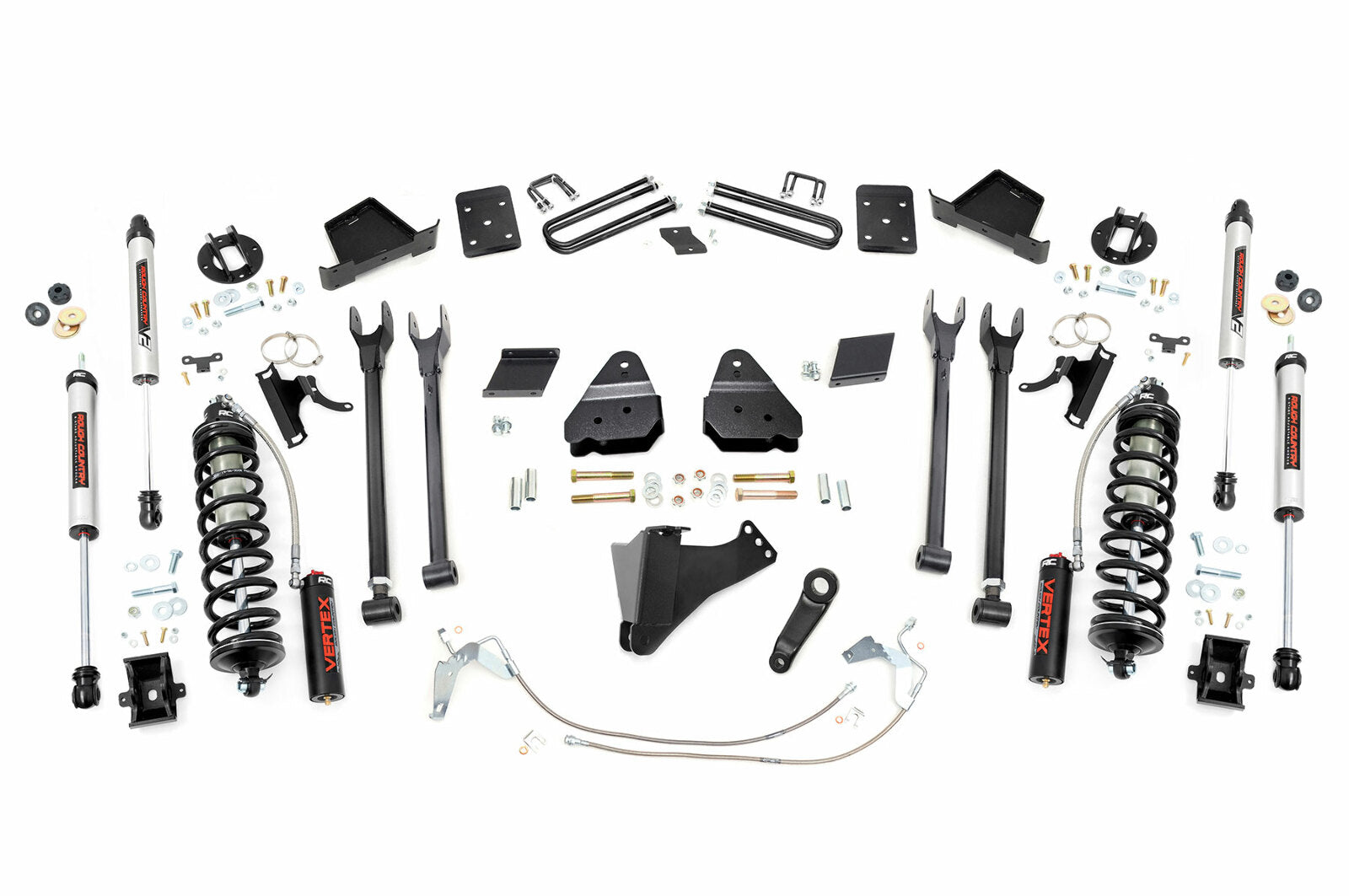 Rough Country 6" Lift Kit 4-Link OVLD C/O V2 for Ford Super Duty 11-14 -1