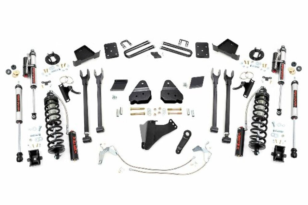 Rough Country 6" Lift Kit 4-Link OVLD C/O Vertex for Ford Super Duty 11-14