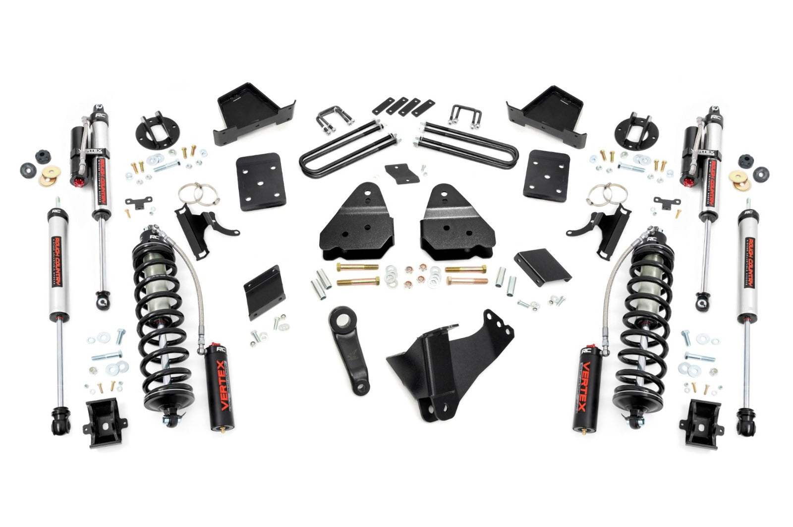 Rough Country 4.5" Lift Kit OVLD C/O Vertex for Ford Super Duty 4WD 2015-2016 -1