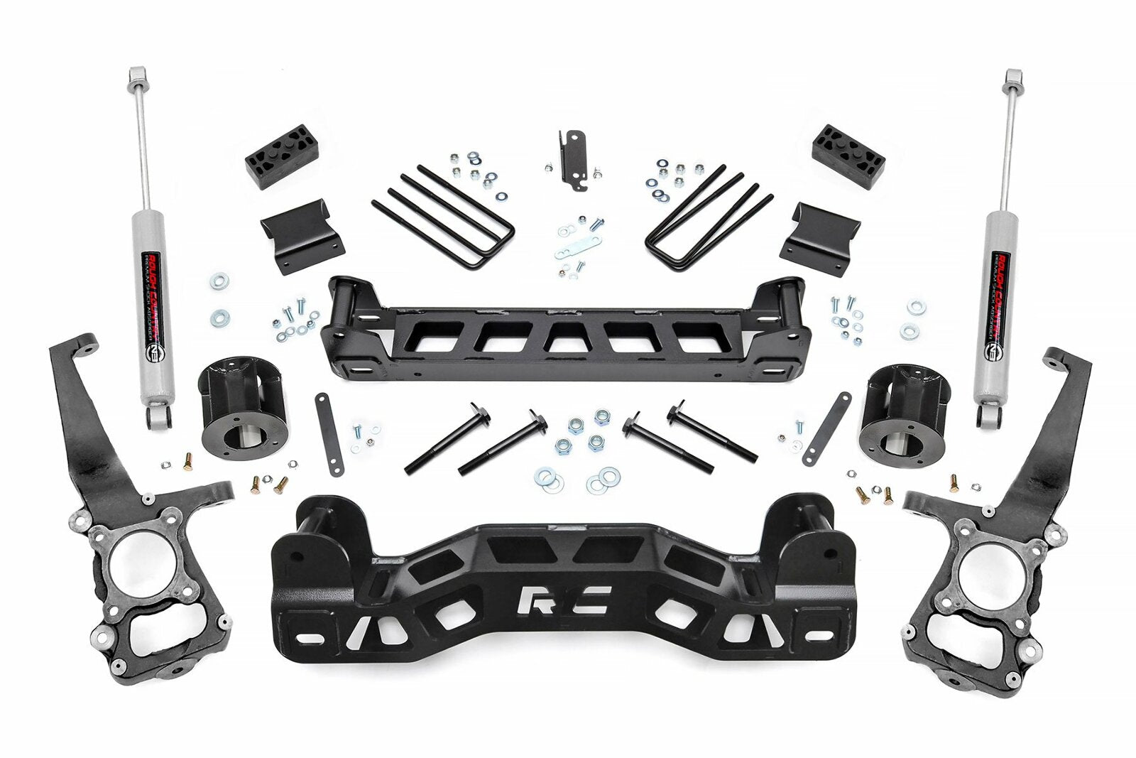 Rough Country 4in for Ford Suspension Lift Kit w/N3 Shocks 11-14 F-150 -1