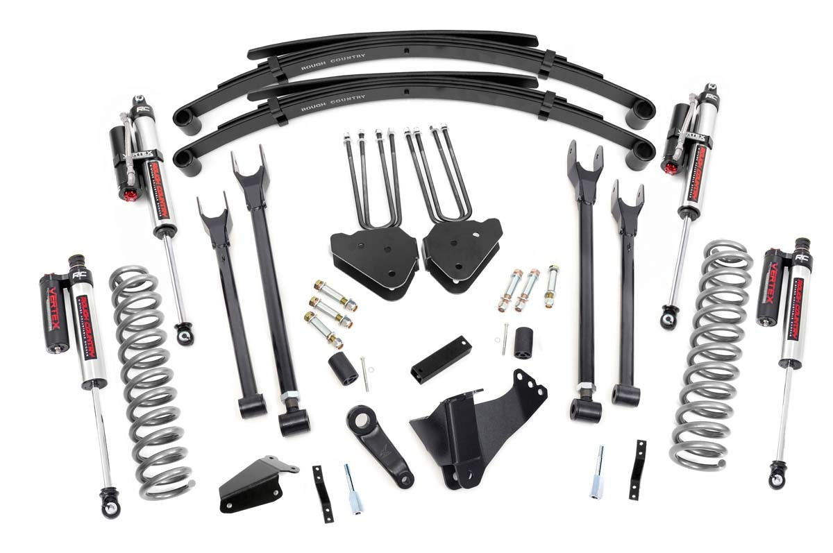 6in Ford 4-Link Lift System w/Vertex Shocks 05-07 F-250/350 -1