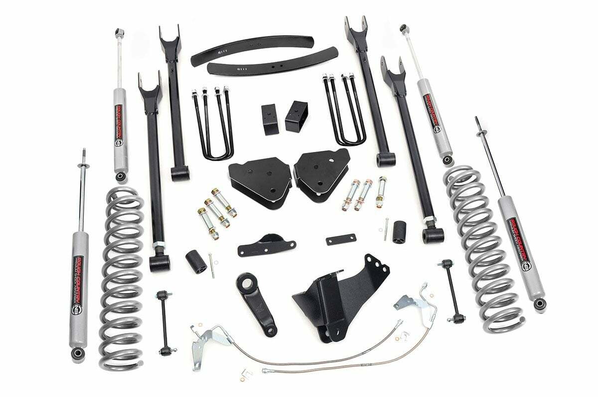 Rough Country for Ford F250 F350 Super Duty 4-Link 6" Lift Kit 08-10 DIESEL 4wd -1