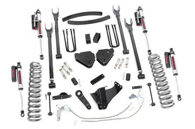 Rough Country 4-Link Suspension Lift Kit 6" for Ford Diesel 08-10 SuperDuty F250 58450