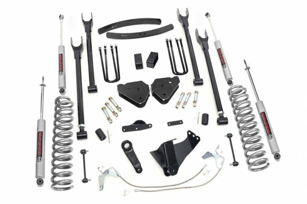 Rough Country 6in for Ford 4-Link Suspension Lift Kit Gas -1