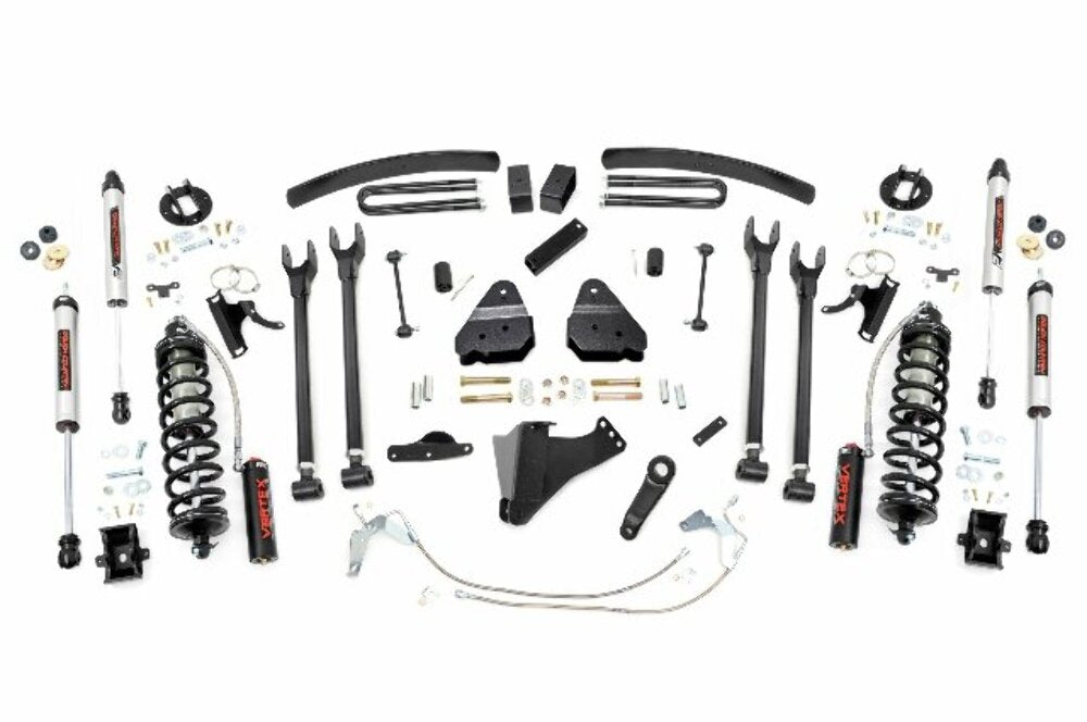 Rough Country 6" Lift Kit Gas 4 Link C/O V2 for Ford Super Duty 08-10