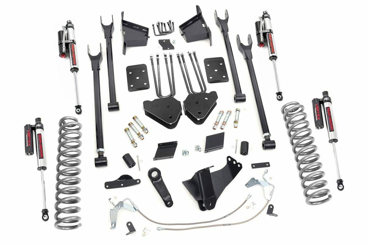 Rough Country 6in for Ford 4-Link Lift Kit Vertex 15-16 F-250 4WD Overloads -1