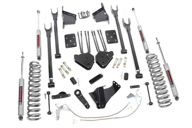 Rough Country 8in for Ford Lift Kit 4-Link w/N3 Shocks 08-10 F-250/350 4wd 592.20