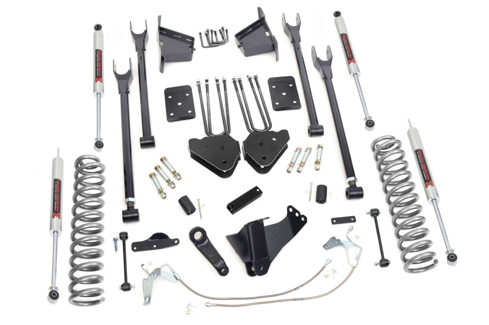 Rough Country 8" Lift Kit 4 Link M1 For Ford Super Duty 4WD 2008-2010 -1