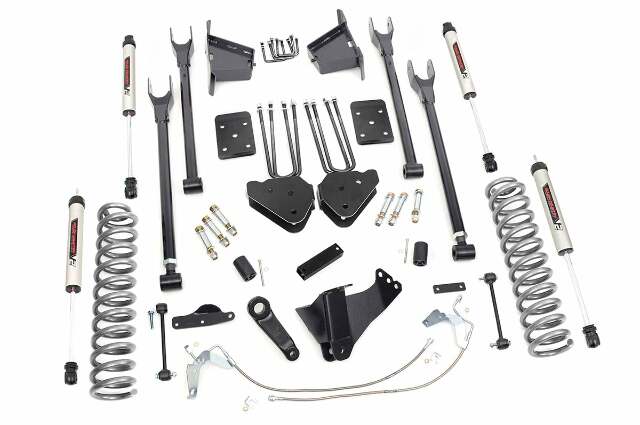Rough Country 8in for Ford Lift Kit 4-Link w/V2 Shocks 08-10 F-250/350 4wd 59270