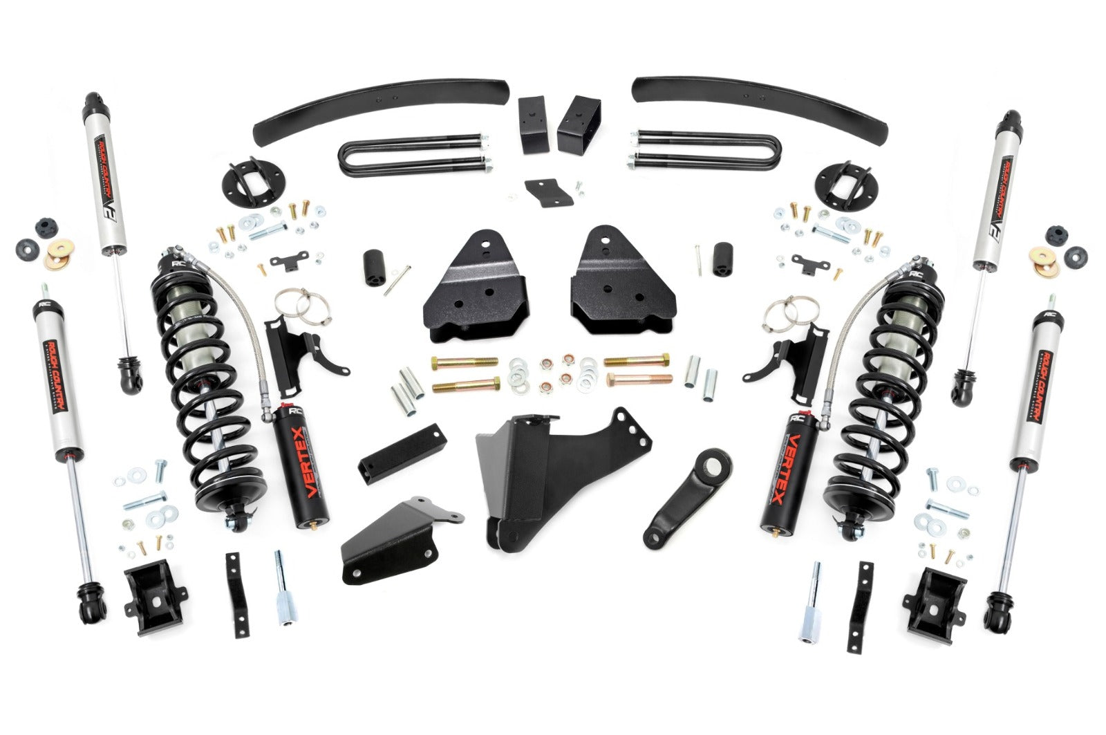 Rough Country 6" Lift Kit Diesel C/O V2 for Ford Super Duty 4WD 2005-2007 -1