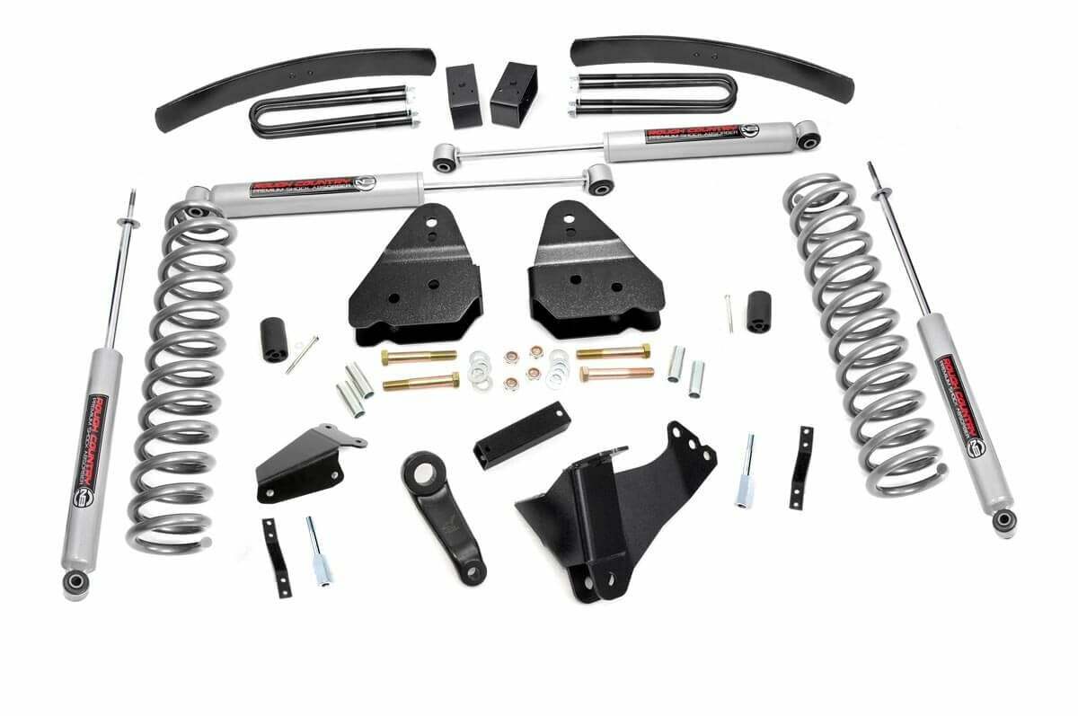 Rough Country 6" Lift Kit Gas For Ford F-250/F-350 Super Duty 4WD 05-07 -1